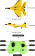 MAXBECK Su-35 2 2.4 Remote Control Wireless Airplane Toy with Lights, Rc Glider Channel GHZ Remote Control Planes