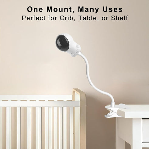 VIKOBESS Baby Monitor Mount, Flexible Camera Holder for Eufy Spaceview, Spaceview Pro, Spaceview S, Also Compatible