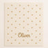 Cozy 30x30 Personalized Baby Knit Blanket Custom Embroidered Name, Heart Pattern, Soft Cotton Yarn, & Breathable