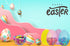 6" Inch 12-Pack The Dreidel Company Fillable Easter Eggs Jumbo Translucent, Colorful Plastic Jumbo Easter, Stands