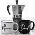 Set Set Mom Dad Campfire Mug - New Parents Couples Gifts - Pregnancy Announcement - Gift Ideas for Expecting Parents