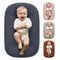 Baby Lounger 0-24 Months 100% Cotton-Snuggle Cozy Me Lounger,Soft & Breathable Baby