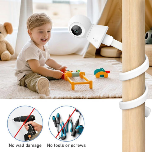 Generic 1/4 EWUVP Baby Monitor Holder, Baby Camera Mount, Flexible Baby Monitor Mount Stand Compatible with Screw Baby