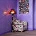 1/12 iLAND Scale Accessories of Dollhouse Lights, Classic Miniature Lamp w/Plug for Dollhouse Decoration, Mosaic