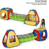 UTEX 3 in 1 Pop Up Play Tent with Tunnel and Ball Pit for Kids, Indoor/Outdoor Playhouse, Yellow