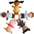 Basket of Buddies 8" Plush Diversity Dolls | Set of 5 Multicultural Toddler Dolls