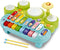 Fisca 3 in 1 Musical Instruments Toys - Electronic Piano Keyboard Xylophone Drum Set for Baby & Toddler