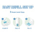 Fununcat 30 8 7-Layer 4 Pack (120 Diaper Pail Refills Bags with Bags Compatible with Genie Easy Roll Signature Diaper