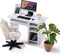 DIYDEC 1:12 Scale Miniatures Office Desk Set 14pcs Dollhouse Office Including Mini