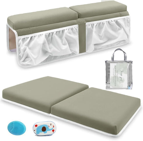 SN ICONIC 2 inch Thickest Baby Bath Kneeler and Elbow Rest Pad Set with