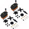 AEDIKO 2pcs MG995 Servo Motor Control 180 Angle Metal Gear Servo 20KG Digital