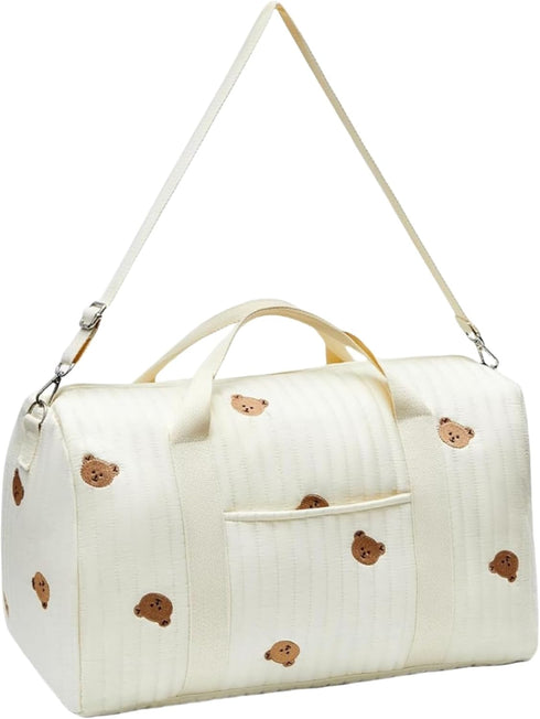 RSENFREMIOR Diaper bag Tote,Large Hospital Bag for Mommy,Bear Baby Stroller Storage Bag