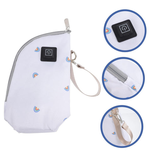 BESTonZON Bottle Warmer Pouch Holder Portable Milk Heat Keeper for Newborns Quick Even Heating for Travel Car Use Fits
