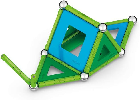 GEOMAG Magnetic Toys | 52 Piece STEM Educational Building Set for Kids | 100% Recycled Plastic | Storage Box | Age 5+