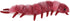 Apricot Lamb Insect Toys Plush Devil Centipede, Soft Cuddly Stuffed Animal Perfect for Kids 11.8 Inches