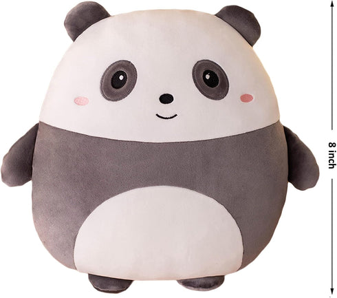 Panda Plush Pillow, 8 Inch Kawaii Panda Stuffed Animal Toy, Hugging Pillow Gifts for Room Decor