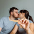 Blinking Stars Surprise Pregnancy Announcements for Dad Grandparents Aunt Uncle - Wooden Positive Pregnancy Test