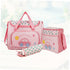 Vaguelly Large Capacity Diaper Bag with Changing Pad and Bottle Holder