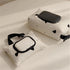 BLULILY Embroidered Bear Stroller Wet Wipe Pouches Portable Baby Wipe Holder Embroidery Baby Wipes Storage Bag