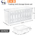 10 PCS Trading Card Storage Box Set, Plastic Top Loaders Storage Box for Standard Cards and Magnetic Holders