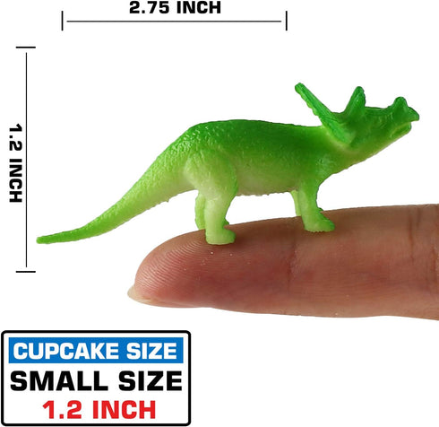 168 Pcs Mini Dinosaur Figure Toys, Realistic Plastic Dinosaur Set for Kids, Educational Learning Party Supplies