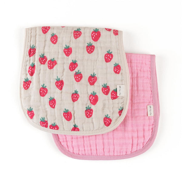 Itzy Ritzy Set of 2 Baby Burp Cloths Ultra-Soft Absorbent Burping Cloths