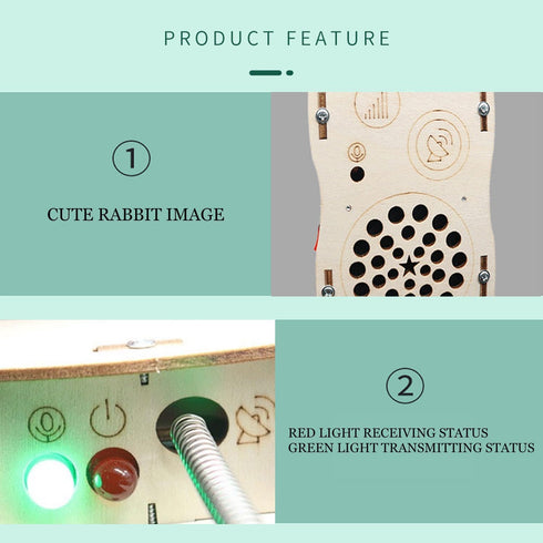 REGLORY 8-14, STEM Toys for Kids DIY Walkie Talkies for Kids Age Build Your Own Walkie Talkies STEM Kits, Electronic