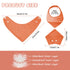 Muslin Baby Drooling Bibs, 10PCS Baby Bandana Drool Bibs, Snap Muslin Cotton Baby Bibs for Girls, Boys, Baby Drool Bibs Anti-Penetration, Strong Water Absorption for Drooling and Teething