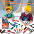 21 Pieces Kids Toy Tool Set with Power Play Tools, Educational Pretend Role Play Set & Handy Storage Box