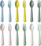 Kids Spoons and Forks, Toddler Utensils, Reusable Silverware Baby Cutlery Set, BPA Free, Microwave Dishwasher Safe