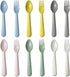Kids Spoons and Forks, Toddler Utensils, Reusable Silverware Baby Cutlery Set, BPA Free, Microwave Dishwasher Safe