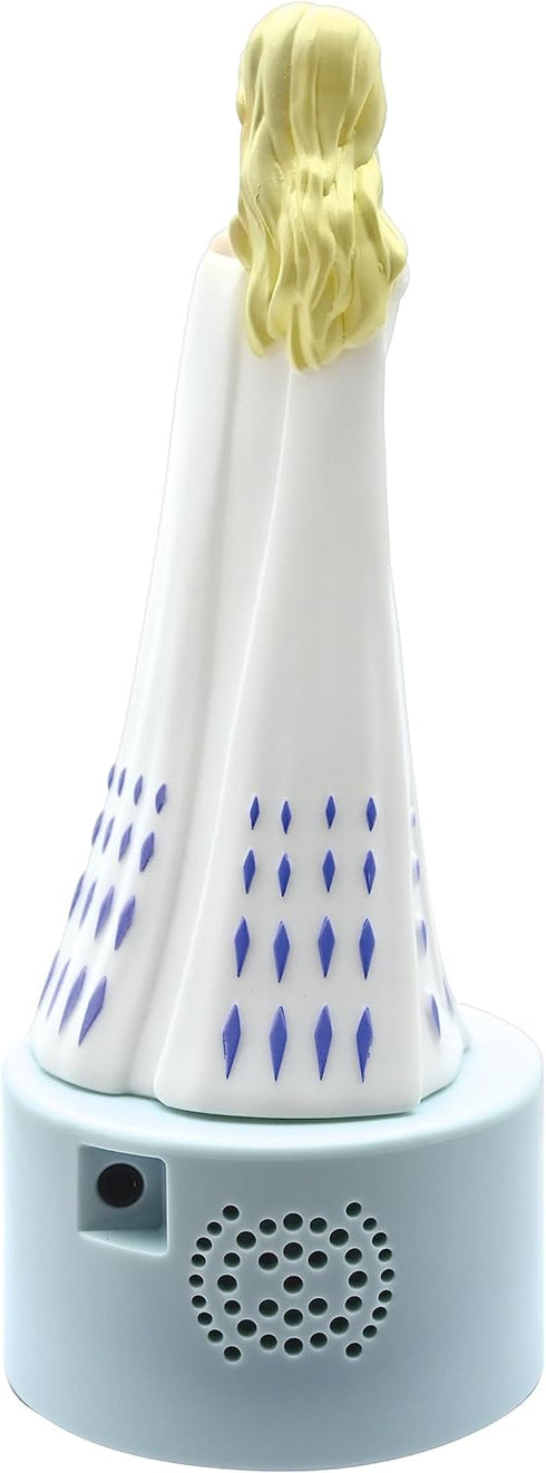 Lexibook Frozen Nightlight and Speaker for Children's Room, Color Change, Soft Light, Battery Operated (Blue/White)