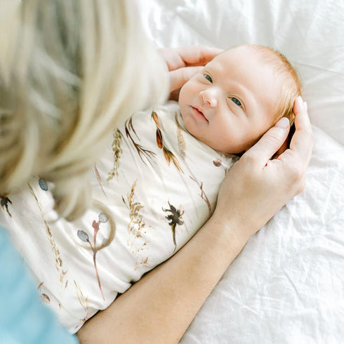 GRSSDER Baby Blankets - Super Soft Jersey Knit Swaddle Blanket 2 Pack for Baby Girls and Boys, Double Layer Reversible