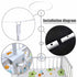 HanYun Baby Bed Canopy with Adjustable Clip-on Stand Baby Crib Cot Net Tent Hanging Dome Curtain Netting See Through