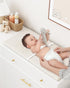 Cozy (31.5" 15.8" YACODAVO Wipeable Baby Changing Pad for Dresser and Table, Diaper Changing Pad with Waterproof