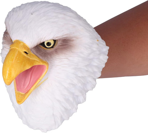 Eagle Hand Puppet, Durable Sturdy Animal Hand Puppet Cute Lifelike Develop Imagination for Party Spoof