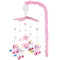 SGIP Baby Crib Mobile for Girls, Unicorn Crib Mobile with Music, Pink White