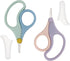 WWZJ 2Pcs Toddler Safety Scissor, Baby Fingernail Clippers Colorful, Cute Baby Safety Scissors,
