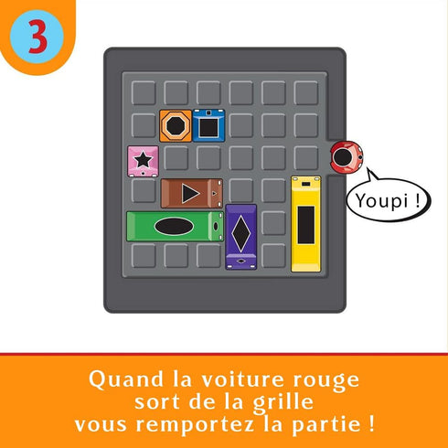 ThinkFun My First Rush Hour - Engaging Brain Game for Kids | Stimulating STEM Toy | Enhances Logic, Matching, Colors