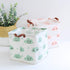 Square Storage Bins Canvas Collapsible Basket with Handles - Toy Organizer for Nursery, Kid's Toys, Closet & Laundry