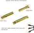 20 Pairs Amass 4.0mm Gold Banana Bullet Connector Plug, Male Female for RC Battery