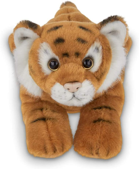 Bearington Lil' Saber Small Plush Stuffed Animal Tiger, 9 Inches