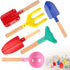 MEIDAYAI Beach Toys, 6 Pcs Kids Gardening Set, 8'' Kid Metal Sand Toys