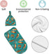 Cute Sea Otters Newborn Swaddle Blankets with Beanie Sets, Soft Swaddling Blanket Gifts for Infant Boys Girls