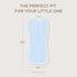 2 Pack 3-6 Comfy Cubs Swaddle Blanket Baby Girl Boy Easy Zipper Wrap Newborn Infant Sleep Sack (Large Months, Blue)