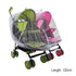 Twin Baby Double Stroller Net Sun Shades, Universal Breathable Travel Outdoor Protective Cover for Seats, Bassinets,