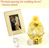 JC HUMMINGBIRD JCHB12 Pieces Fillable Gold Crown with Flower Pouch, Party Favors