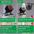SAMFIWI Baby Car Mirror Safety Seat Mirror Camera and Monitor with Infrared Night Vision Best Baby Monitor for Car Seat