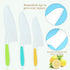 WALAWALA 4PCS Set Kids Knife for Real Cooking BPA Free with Plastic Toddler Play Kitchen Knives with Serrated Teeth