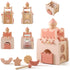 Wooden Montessori Activity Cube for Preschoolers 3-5 Multi-Sensory Learning Toy, Educational and